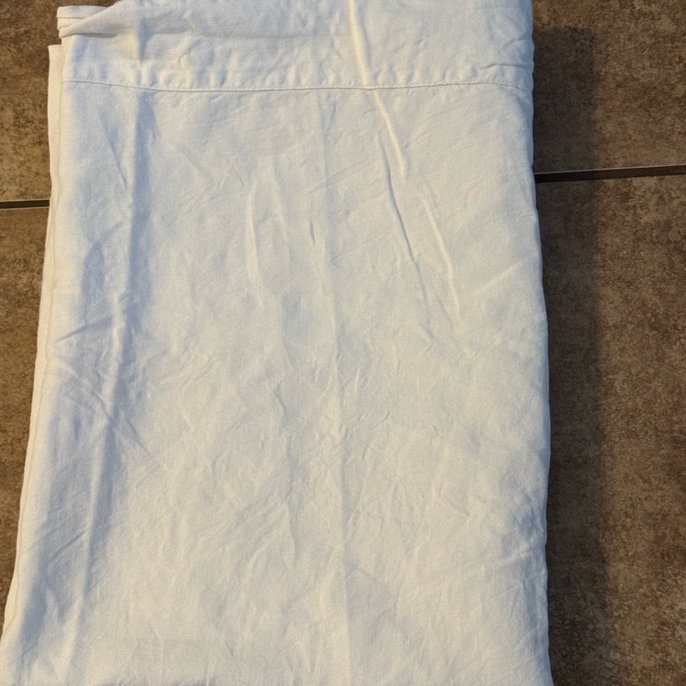 Restoration Hardware Cream Flat sheet